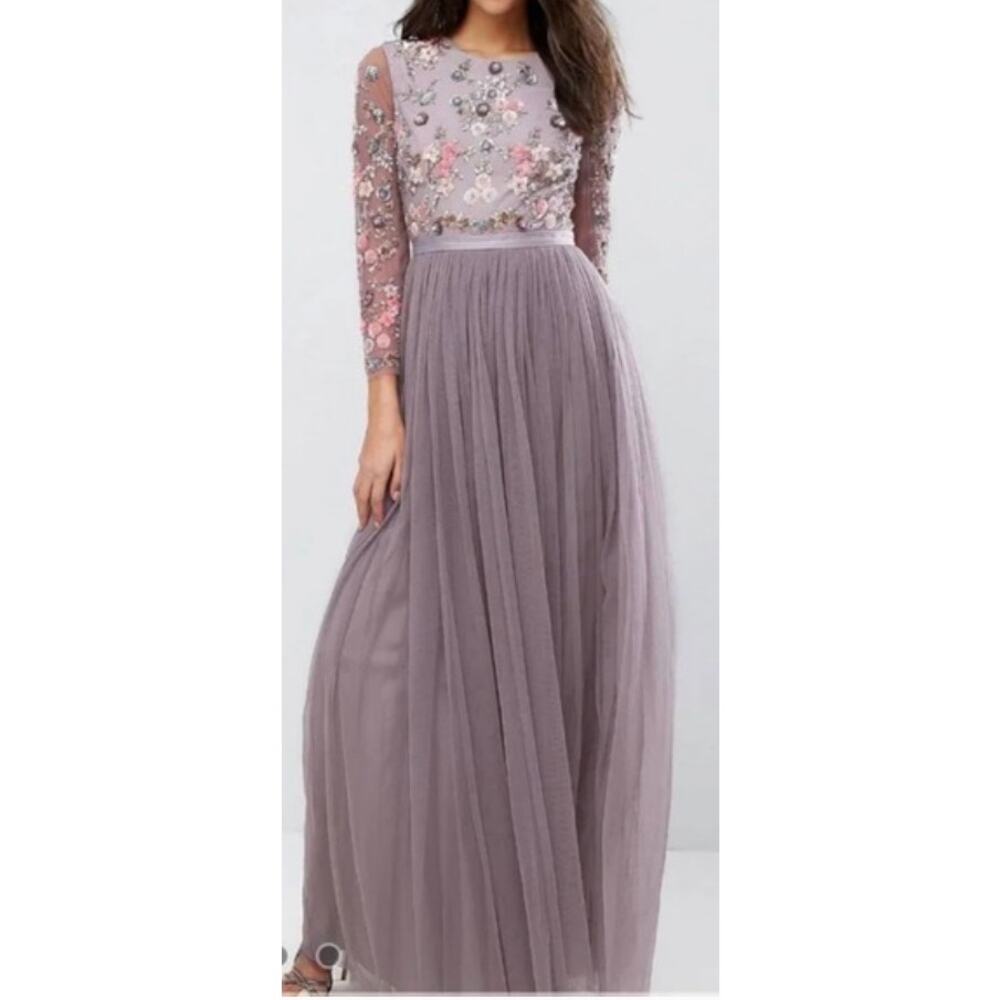 Needle & Thread Ditsy Scatter Tulle Gown Women’s Sz. 0